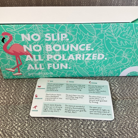 Goodr white sunglasses Circle G - Picture 5 of 5